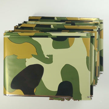 12 Micron PET Camouflage Emergency First Aid Blanket