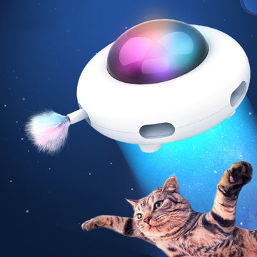 Interactive UFO Cat Toy