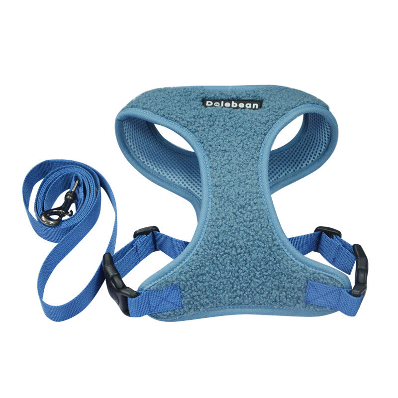 Dog Chest Strap Leash with Double Buckle