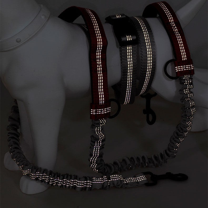 Multifunctional Reflective Telescopic Dog Leash