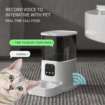 Smart Automatic Pet Feeder with WiFi & App Control