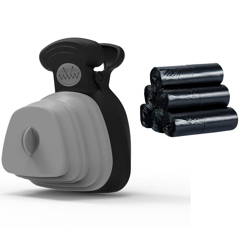 Pet Dog Poop Bag Dispenser with Foldable Travel Poop Scoop