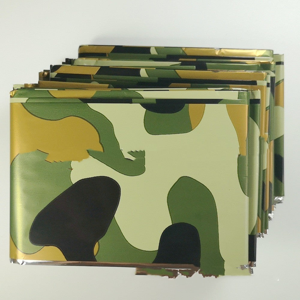 12 Micron PET Camouflage Emergency First Aid Blanket
