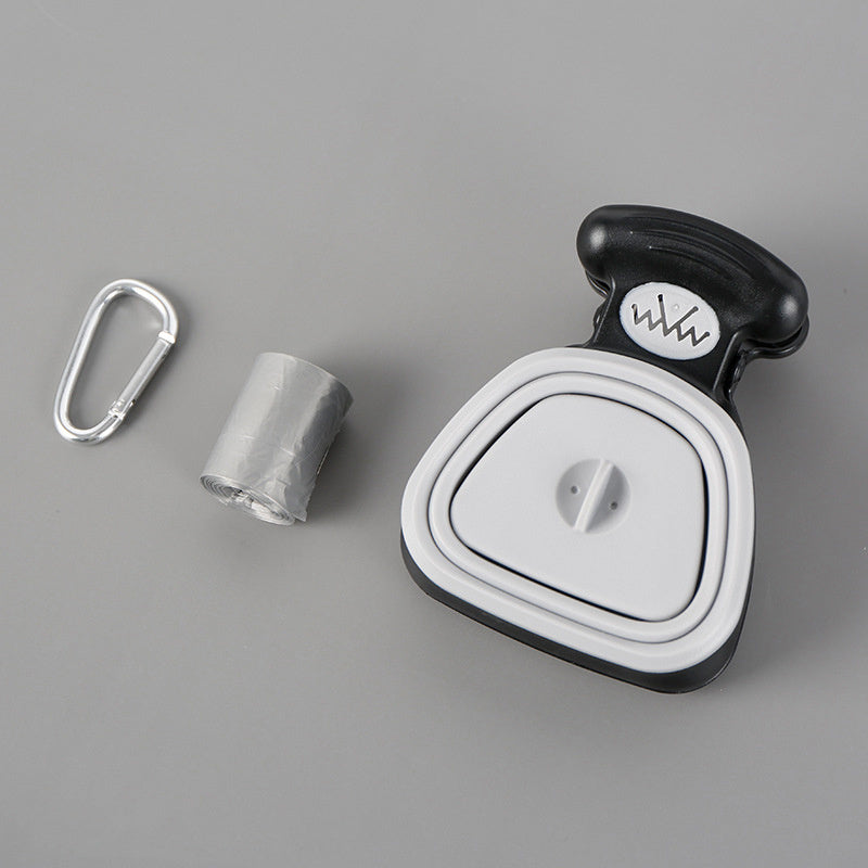 Pet Dog Poop Bag Dispenser with Foldable Travel Poop Scoop